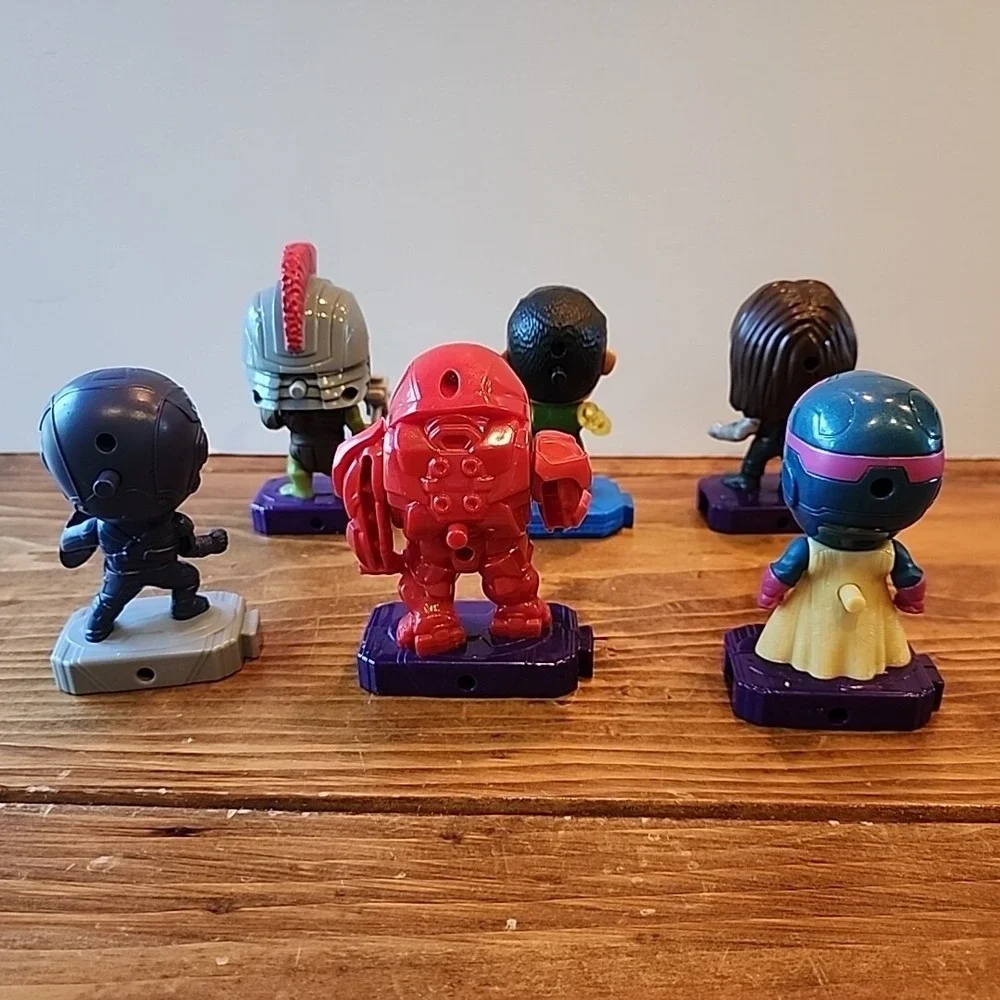Lot‎ Of 6 Marvel Avengers By McDonalds Action Figures Collectibles Connecting